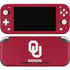 University of Oklahoma Sooners Red Nintendo Switch Lite Skin